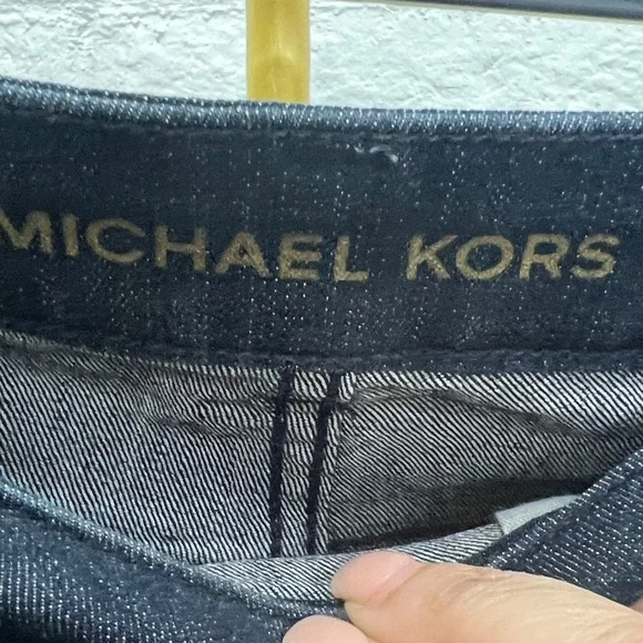 Michael Kors Women's Black Straight Leg Jeans - Picture 2 of 2